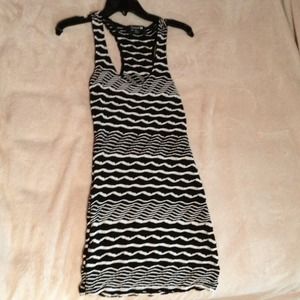Black and white dress