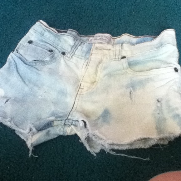GIRLS HIGH WAISTED SHORTS