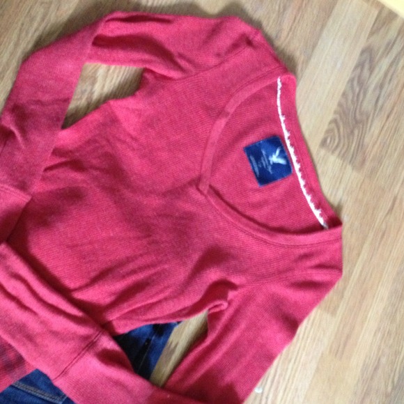 Red American eagle thermal.