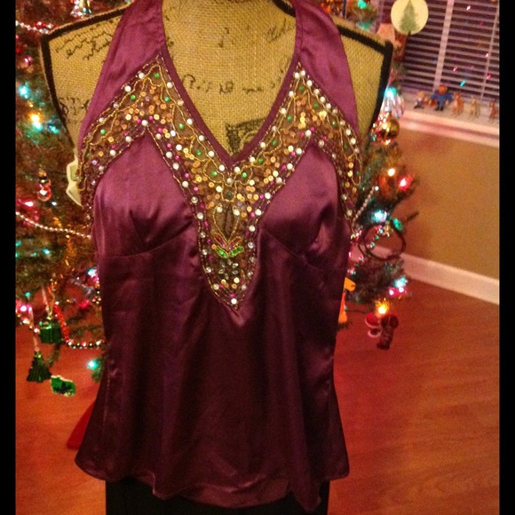 ***REDUCED*** Charlotte Russe Purple Sequin Tank