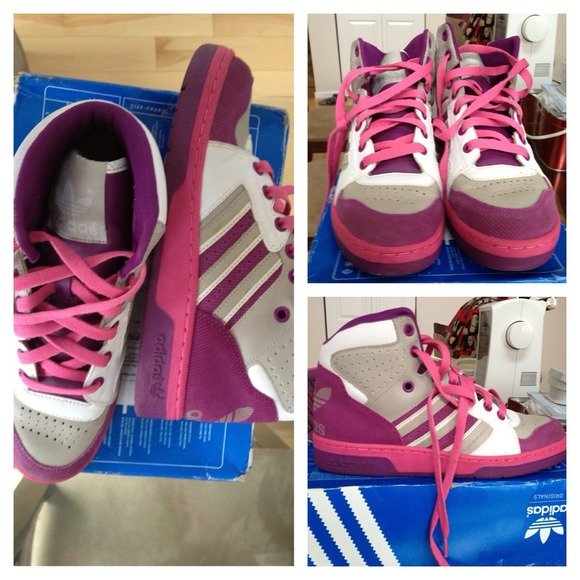 Adidas high top.