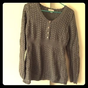 Gray LOFT sweater