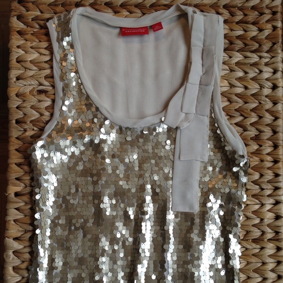 🚫SOLD! NY&Co Collection Sequined Dressy Top - Picture 3 of 3