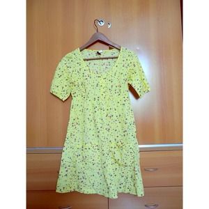 H&M yellow dress