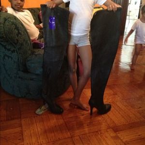 Jimmy choo for H&M thigh high boots