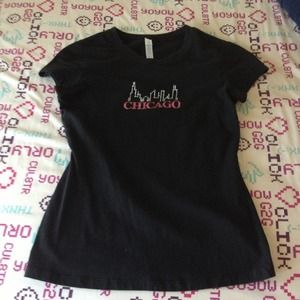 CHICAGO T-shirt with 💎💓Rhinestones💎💓