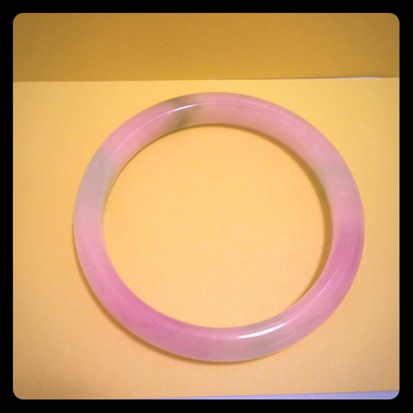 Jade purple and green bangle