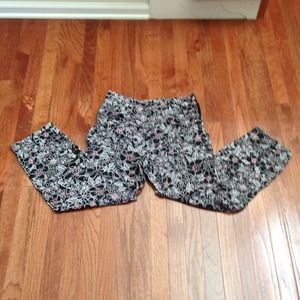 Floral print spring pants