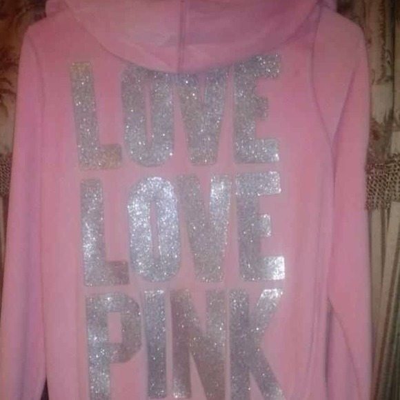 TRADED Victoria's Secret bling hoodie