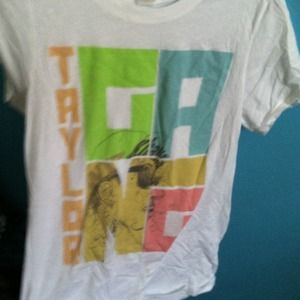 White Wiz Khalifa Taylor Gang Band Shirt!