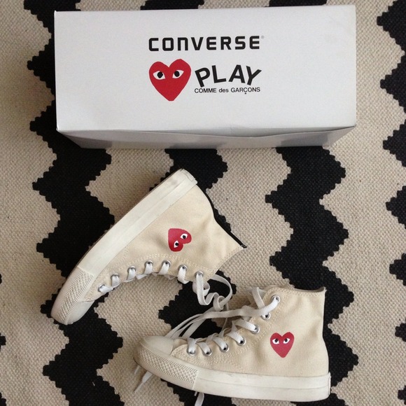 Comme des Garcons x Converse Shoes - CONVERSE x COMME des GARÇONS PLAY Hi-Top