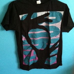 3oh!3 black band shirt!