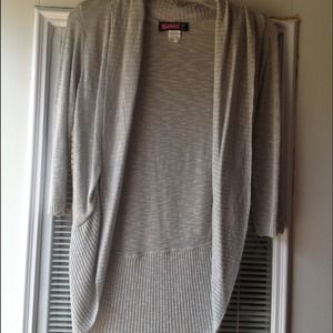 Fall gray cardigan