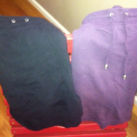 2 Skorts both size Large. Purple never worn!