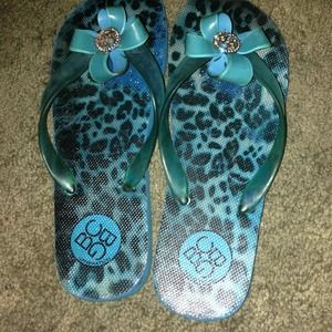 BCBGeneration Blue Flip Flops