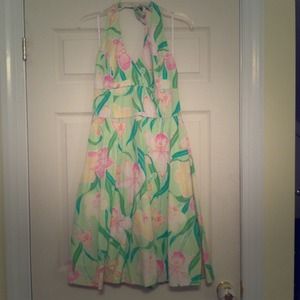 SOLD Lilly Pulitzer halter dress size 8