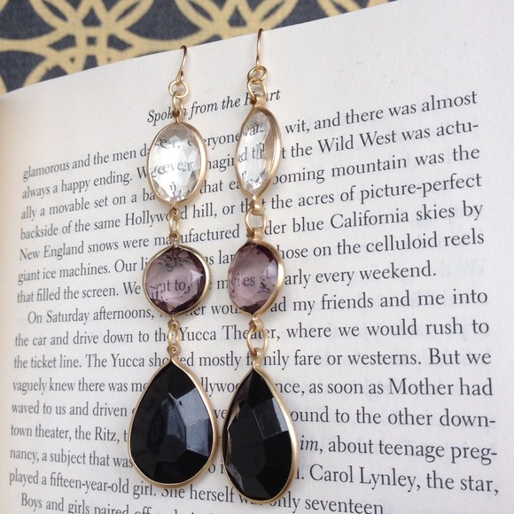 Three Bead Earrings - Picture 3 of 4