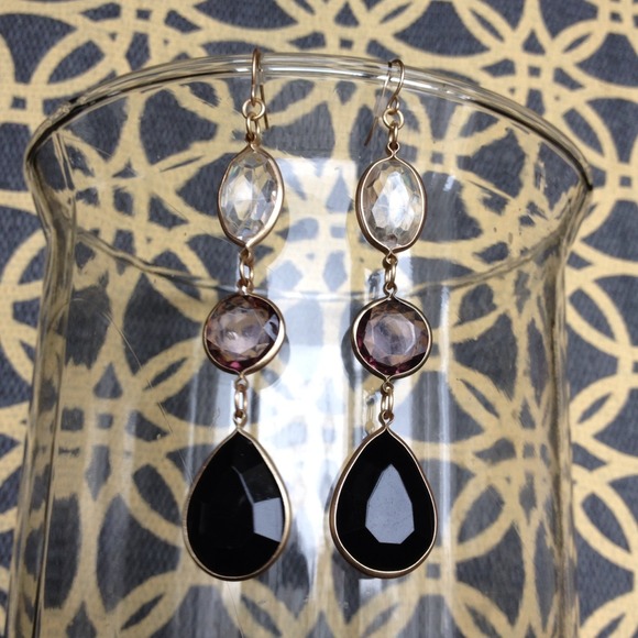 Three Bead Earrings - Picture 4 of 4