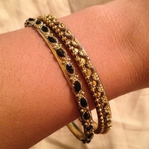 Gold bangles