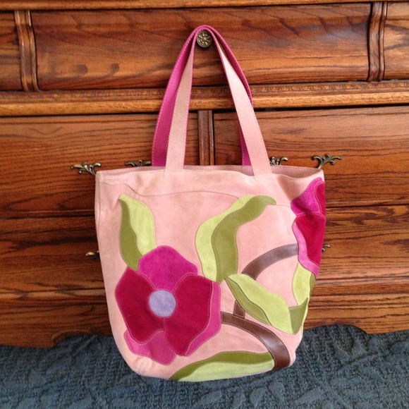 LIMITED EDITION COACH SUEDE COACH TOTE