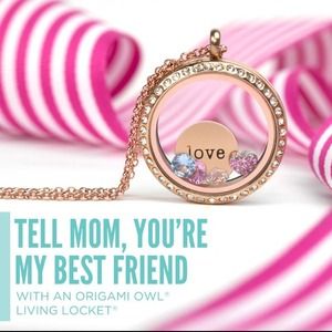 Origami owl lockets.