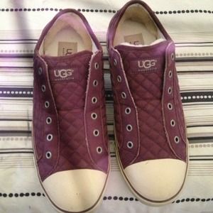 Reserved ******* Uggs no lace tennis shoes