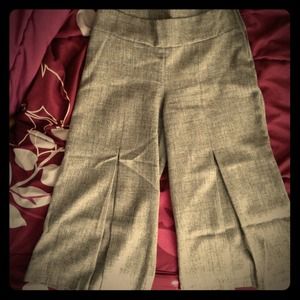Grey palazzo pants