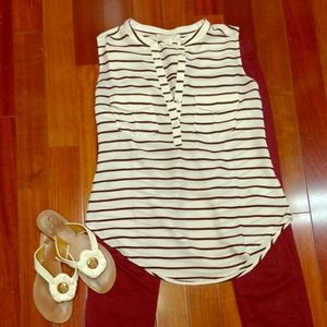 Nautical Striped Sleeveless Top... Summer Ready!!