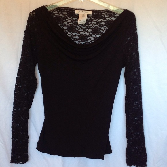 🔴SOLD IN BUNDLE🔴LK BENNETT Black Cowl Neck Top