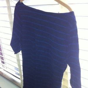Dkny SOLD boat neck 3/4 sleeve blouse M