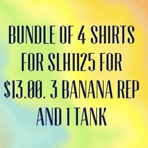 Bundle of 4 shirts