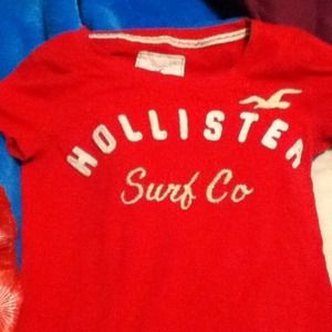 Pink hollister top