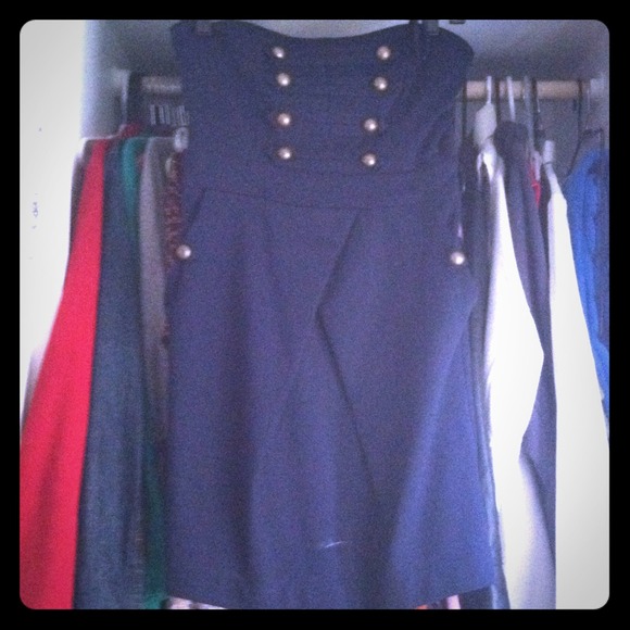 Military style dress. NEVER WORN.