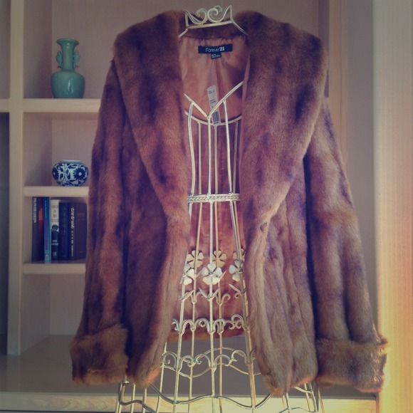 SOLD Faux Fur Coat
