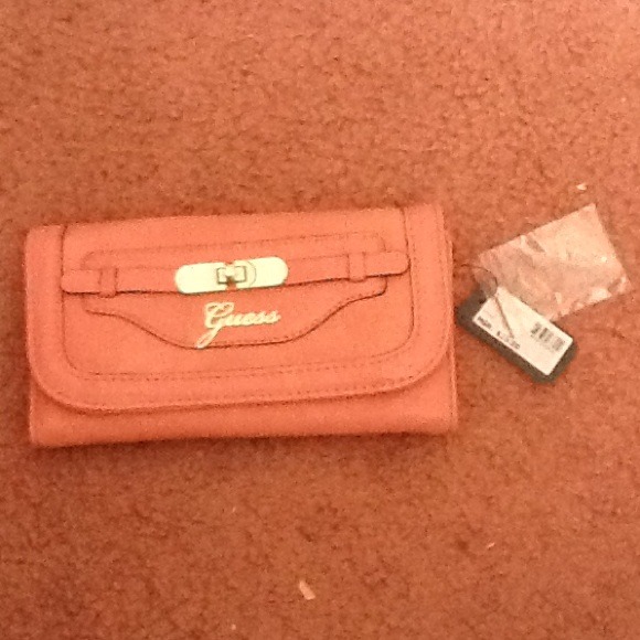 Guess pink wallet