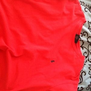 Red polo (Ralph Lauren) size small.