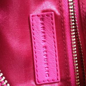 Banana Republic hit pink leather purse.