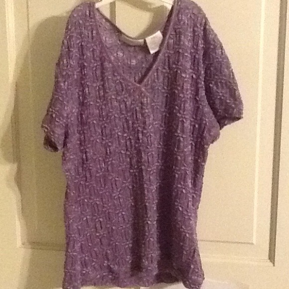 Purple ladies top