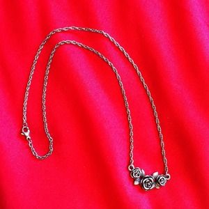 James Avery rose necklace