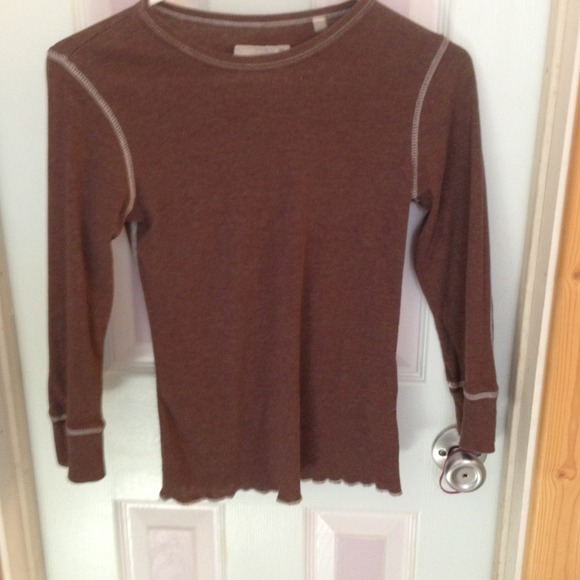 Brown 3/4 top - Picture 1 of 2