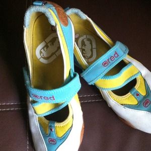 shoes white and light blue