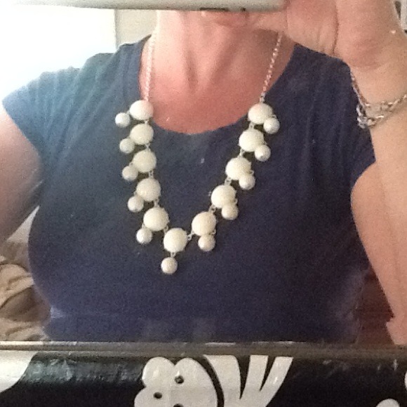 Beautiful white bubble necklace
