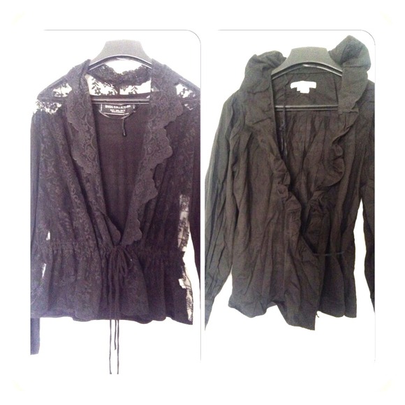 Two Zara tops size large