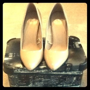 Tan pumps