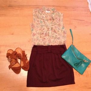 Top and skirt bundle