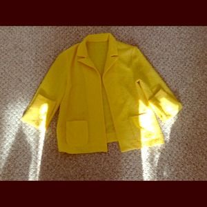 Vintage yellow blazer
