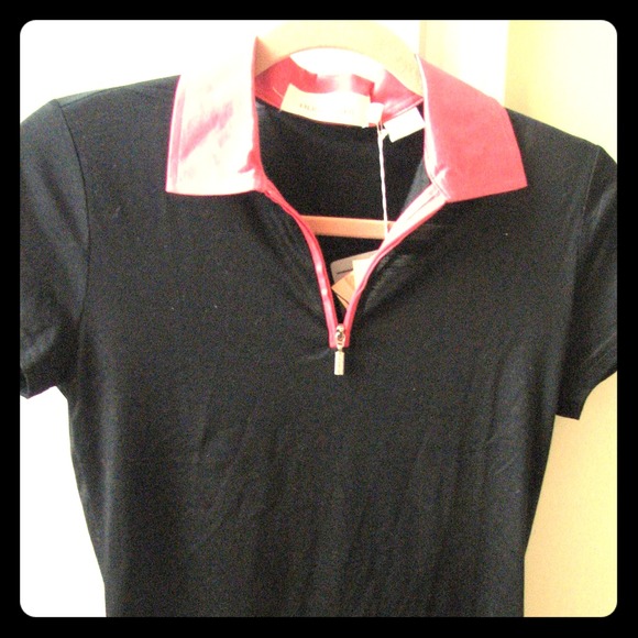 Bugatchi women's golf shirt