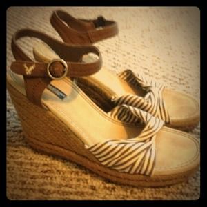 Ankle strap wedges-motivated to sell make an offer
