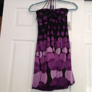 Short Flirty Poka Dot Dress!