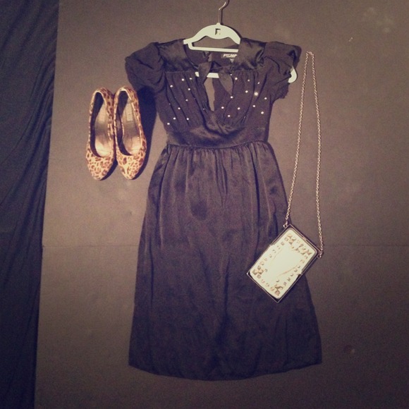 Betsey Johnson Dresses & Skirts - Betsey Johnson black silk dress